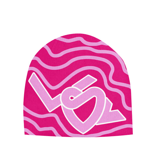Pink Bigluv Logo Beanie